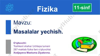 masalalar yechish — PPTX