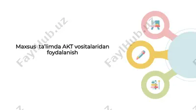 axborot kommunikatsiya texnologiyalari (akt) — PPTX