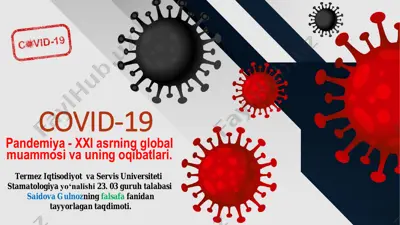 pandemiya - xxi asrning global muammosi va uning oqibatlari — PDF