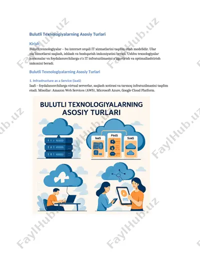 bulutli texnologiyalar esse 15-bet — DOCX
