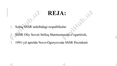 sovet imperiyasining tanazzulga yuz tutishi — PPTX