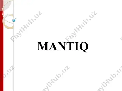 mantiq — PPTX