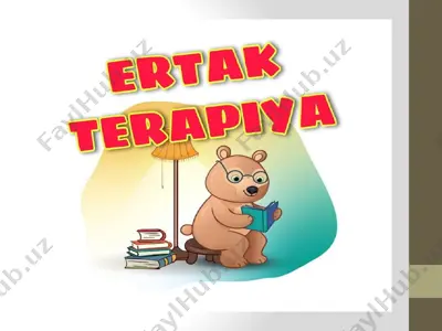 ertak terapiyasi — PPTX