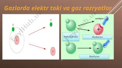 gazlarda elektr toki va gaz razryatlar — PPTX