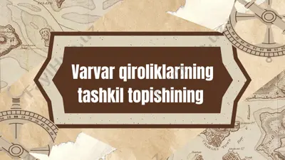 varvarlar tarixi — PPTX