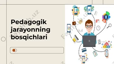 pedagogik jarayonning bosqichlari — PPTX