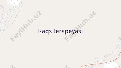 raqs terapeyasi — PPTX