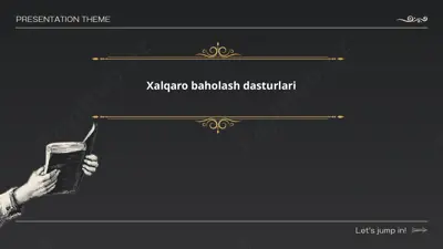 xalqaro baholash dasturlari — PPTX
