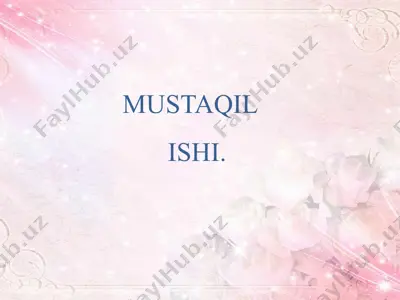 so'z turkumlarini o'rganishda hosil qilinadigan orfografik bilimlar — PPTX