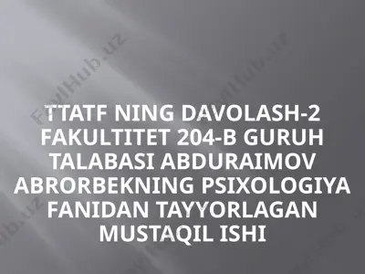 tibbiyotda pedagogik bilimlarning o'rni va ahamiyati — PPTX