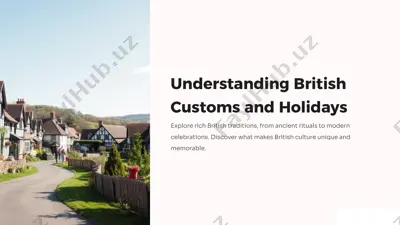 understanding british customs and holidays — PDF