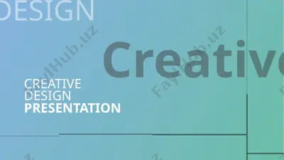 creative design presentation — PPTX