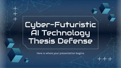 cyber-futuristic ai technology thesis defense — PPTX