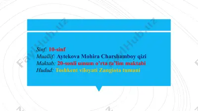 kurak oyoqlilar — PPTX