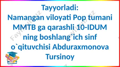f tovushi va ff harfi — PPTX