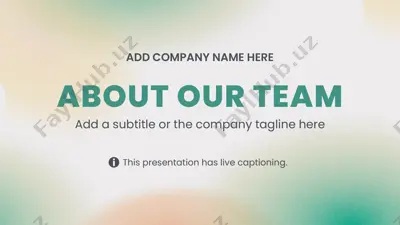 presentation template — PPTX