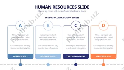 professional slides and charts — PPTX
