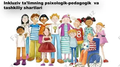 inkluziv ta'limning psixologik-pedagogik va tashkiliy shartlari — PPTX
