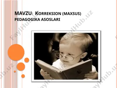 kоrrеksiоn pеdagоgika asoslari — PPTX