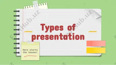 types of presentation — PPTX