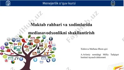 media va axborot savodxonligi tushunchasi — PPTX