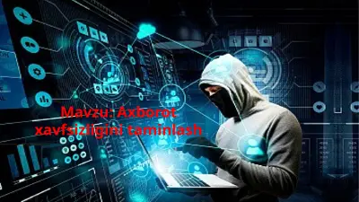 axborot xavfsizligini taminlash — PPTX