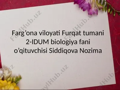 biologiya ta’limida interaktiv dasturiy vositalardan foydalanishning nazariy asoslari — PPTX