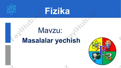 masalalar yechish. 9-sinf 57-mavzu — PPTX