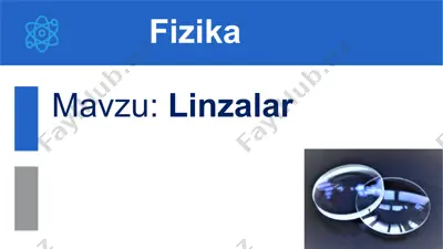 linzalar. 9-sinf 51-mavzu — PPTX