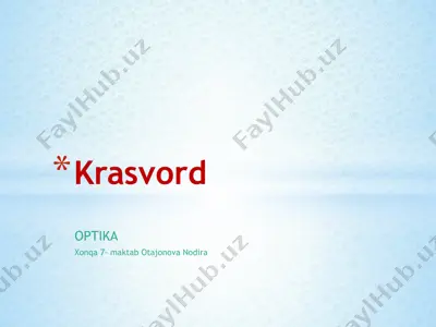 optika — PPTX