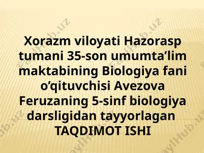 biologiyaning o‘rganish usullari — PPTX