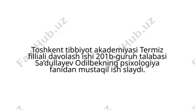 xotira rivojininig asosiy omillari va shart sharoitlari — PPTX