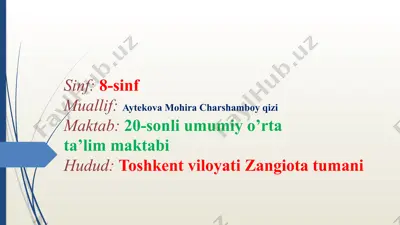 qon va uning vazifasi — PPTX