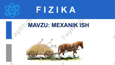 mexanik ish 3 — PPTX