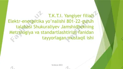 iste’molchilar huquqlarini himoq qilish — PPTX