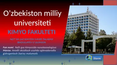 neft-gaz kimyosida nanotexnalogiyalar — PPTX