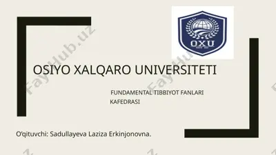 terminal holatlar va reanimatsiya asoslari — PPTX