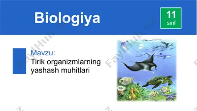 biologiya — PPTX