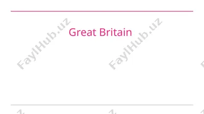 great britain — PPTX