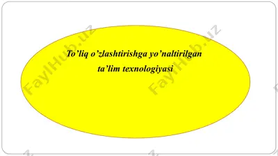 ta’lim texnologiyasi — PPTX