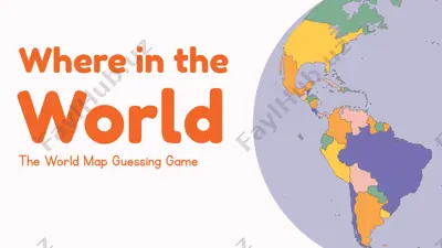 world map guessing game — PPTX