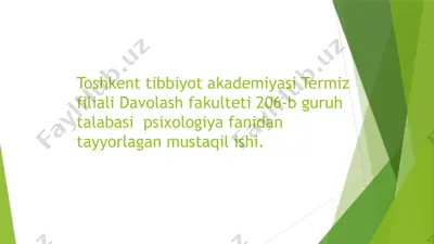 qobilyat rivojlanishining tasir etuvchi omillari — PPTX