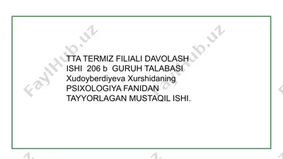 psixologiya va pedagogika — PPTX