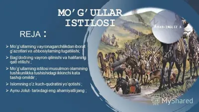 moʻgʻullar — PPTX