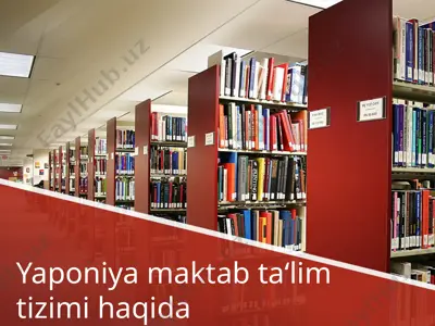 yaponiya maktab ta‘lim tizimi — PPTX