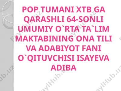 zulfiya hayoti va ijodi — PPTX