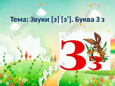 zvuki [z] [z’]. bukva z z — PPTX