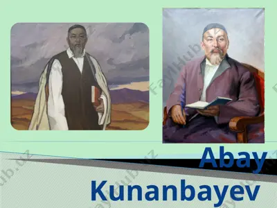 abay kunanbayev — PPTX