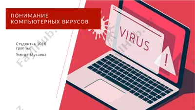понимание компьютерных вирусов — PPTX