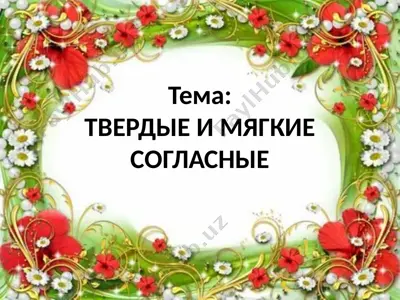 tverdiye i myagkiye soglasnyye — PPTX